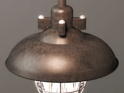  Industrial Lighting Set 3D model