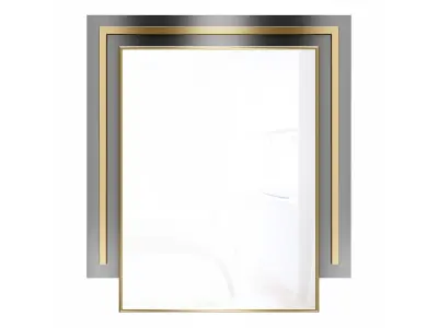 Mirror in a metal frame GZ-M1056 3D model