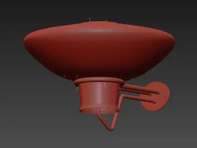 Pair of Large Wall Lamp by Erik Gunnar Asplund 3D model