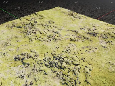 Iceland Terrain 6 3D model
