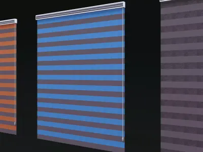 5 COLOUR CURTAIN 3D model
