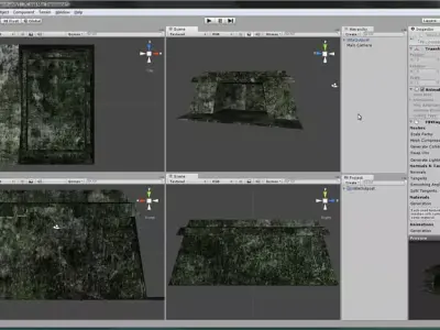 Old little outpost unitypackage Low-poly 3D model