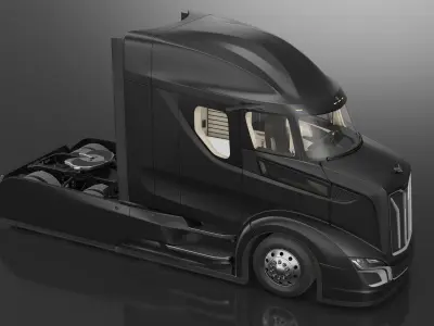  Next Gen Aerodynamic Supertruck Black 