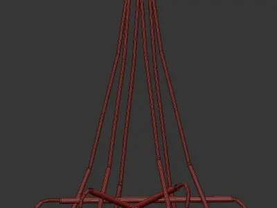 Flow Chandelier 3D model