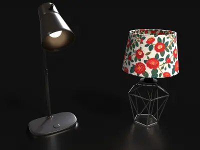 lights Low-poly 3D model