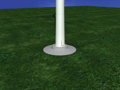 Wind Turbine Vestas V90-2-95  3D model