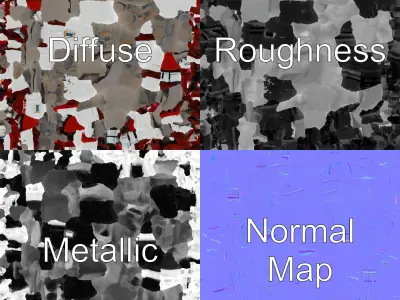 Rustic Lighthouse Model Pack with Textured Details Low-poly 3D model