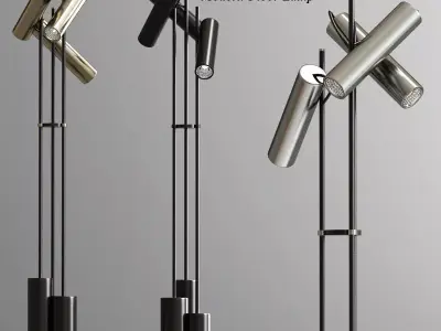 Modern Floor Lamp 3D model 7