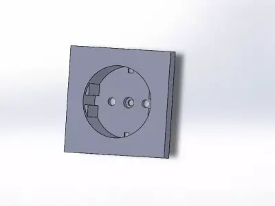 electrical outlet 3D print model