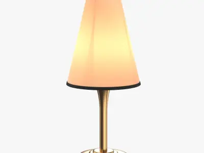 Table Lamp On Bar Banquette PBR 3D model