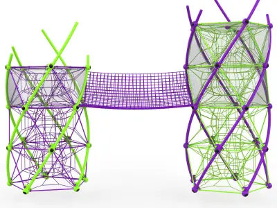 Berliner DNA Tower 3D model