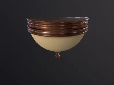 Sconce 3D Model Low-poly 3D model
