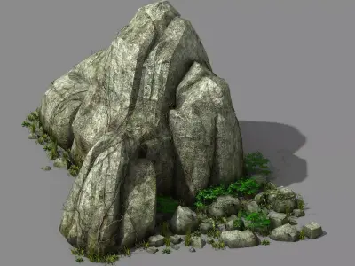 Explore the mountains - Rocks 09 3D model