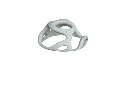 SciFi Cube Object No 45455 Low Poly Shape Low-poly 3D model