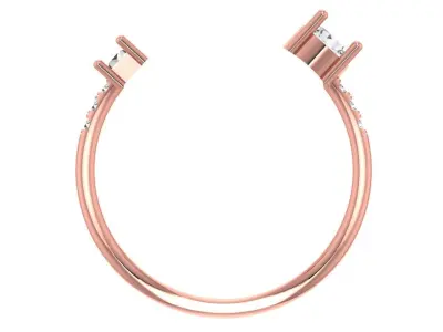 Women Light Weight Band Ring 3D print model