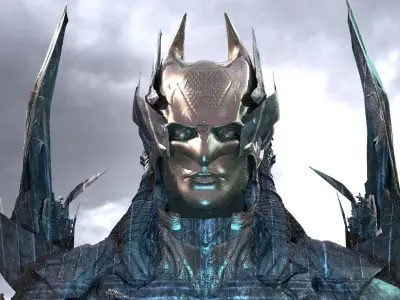 Batman Evil Helmet version 1 3D model