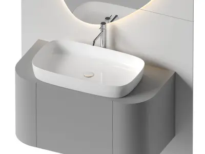 Bathroom set 47 3D model
