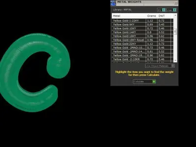 Alphabet - C 3D print model