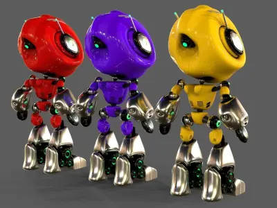 Alien Robot 3D model