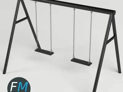 Park swing 2 3D model