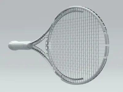 Tennis Racquet Architectural Space 3D model