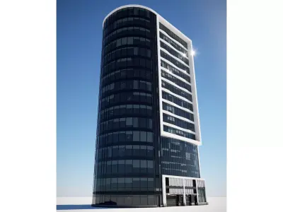 Skyscraper Glasstower  3D model