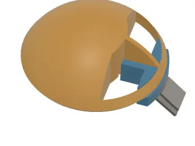  Bowl lighting cap 3D print model