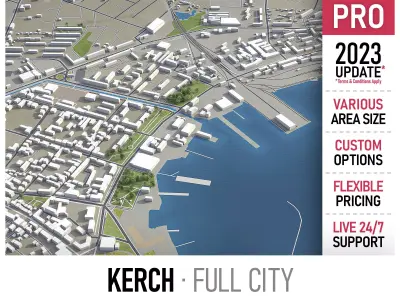 Kerch  Low-poly 3D model