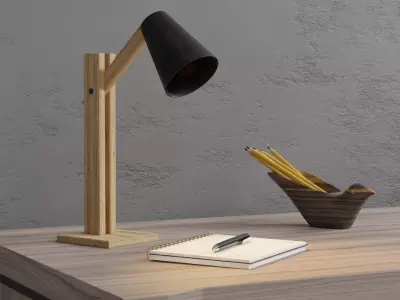 Modern Desk Lamp Design Free 3D model