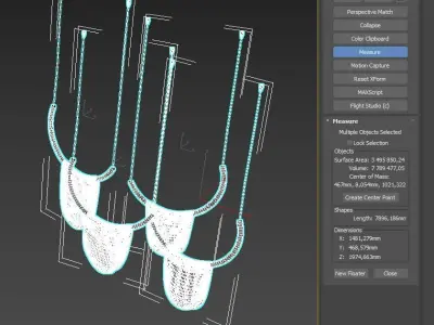 Dali pendant lamp Luca Maria Arosio and Paolo Emanuele Nava 3D model