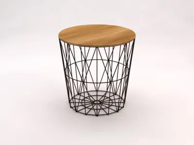 SIDE TABLE---Basket 3D model