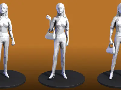 People Figures 3D model