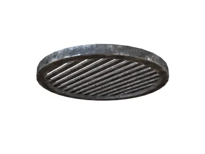 Manhole Cover v2 001 Low-poly 3D model