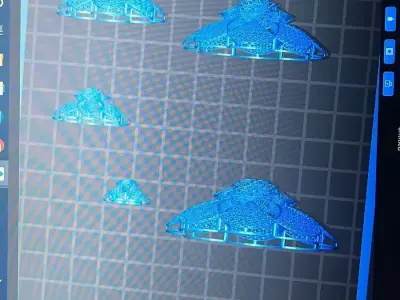 5 Follower pairs small and Large size big size weight 10 gr  3D print model
