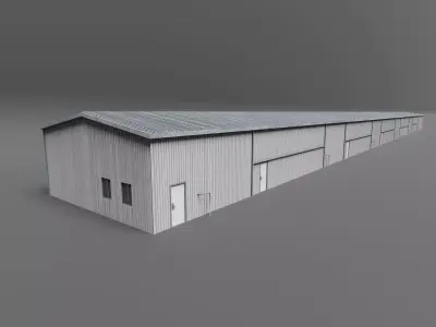 building07 Low-poly 3D model