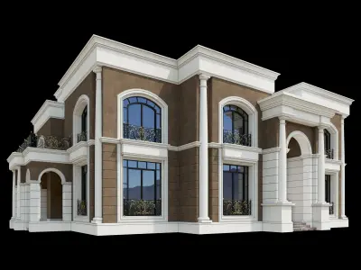 Classic Villa Design 006 3D model