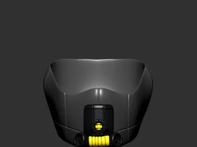 gas mask helmet scifi high poly sculpt ver4 3d printable  3D model