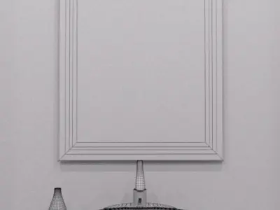 Illuminated Mirror 22 3D model