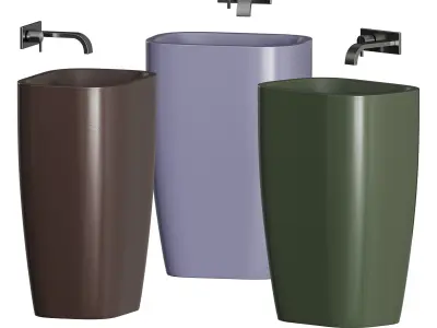 MILK Washbasin NIC DESIGN 3D model