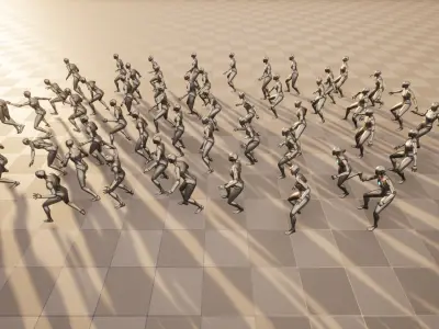 Horror Animations1 51 pcs UE5 3D model