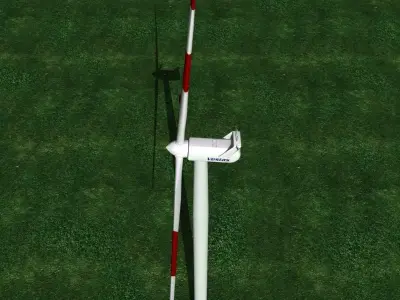 Wind Turbine Vestas V90-2-95  3D model
