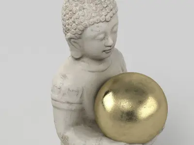 Buddha Statue Collection 3D model