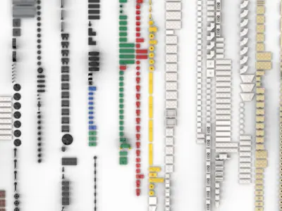 PixelBricks3D - Lego Winter Village Cottage  3D print model