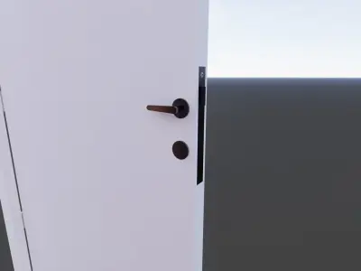 40 Doors Low-poly 3D model