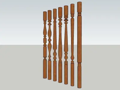 Baluster 3D Sketchup Model Download 3D model