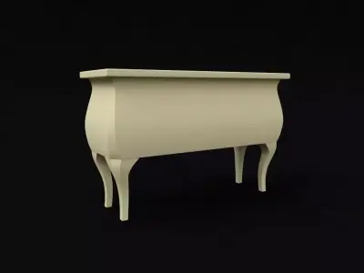 bedside table 3D model order