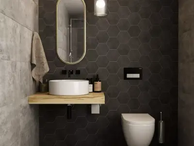 Bathroom 07 3D model