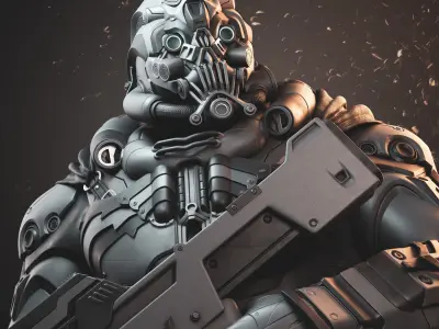 Sci-fi KillZone Reimagined  3D model