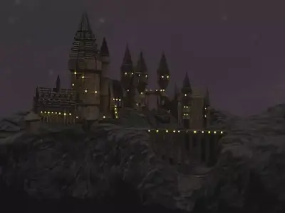 Hogwarts Castle Free 3D model