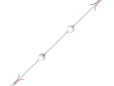 Christmas Holiday Outdoor LED Lights 3D model